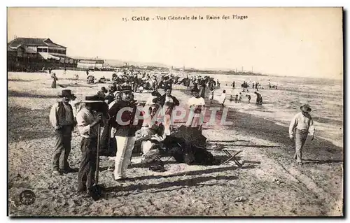 Sete - Cette - Vue Generale de la Reine des Plages - Ansichtskarte AK