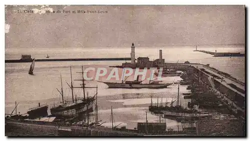 Sete - Cette - Port et Mont Saint Louis - Ansichtskarte AK