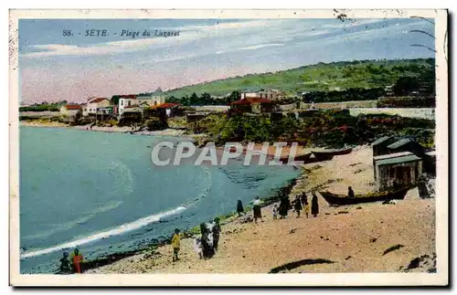 Sete - Cette - Plage du Lazaret - Cartes postales