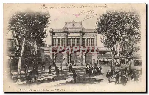 Beziers - Le Theatre - Cartes postales