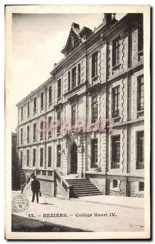 Cartes postales Beziers College Henri IV