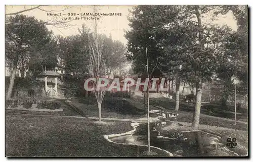 Cartes postales Lamalou les Bains Jardin de L&#39usclade