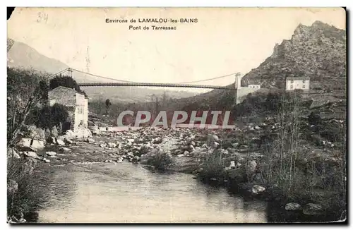 Ansichtskarte AK Environs de Lamalou les Bains Pont de Tarrassac