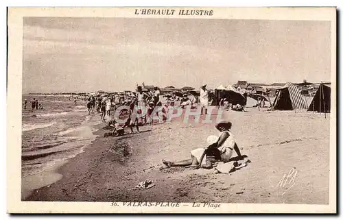 Cartes postales Valras Plage La plage