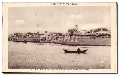 Cartes postales Valras Plage Vue generale prise du phare Lighthouse