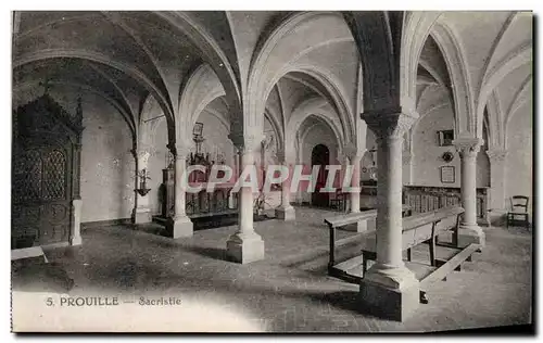 Cartes postales Prouille sacristie