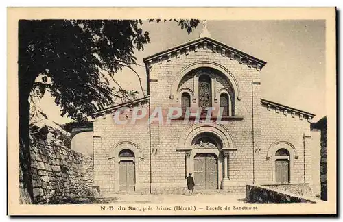 Cartes postales Nd du Suc pres Brissac Facade du sanctuaire