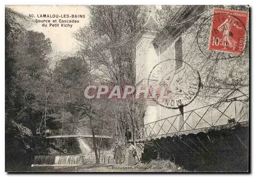 Lamalou les Bains - Source et Cascades du Petit Vichy - Ansichtskarte AK