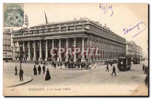 Bordeaux - Le Grand Theatre - Cartes postales