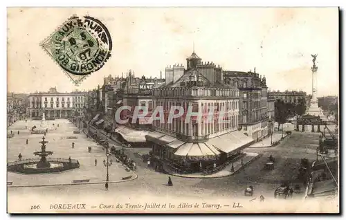 Bordeaux - Cours du Trente Juillet - Ansichtskarte AK