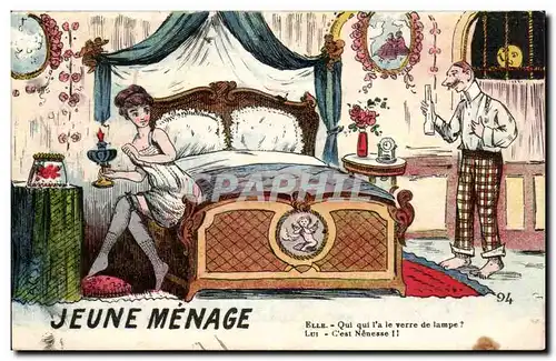 Cartes postales Fantaisie Jejune menage