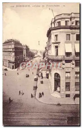 Bordeaux - Cours du Trente Juillet - Ansichtskarte AK