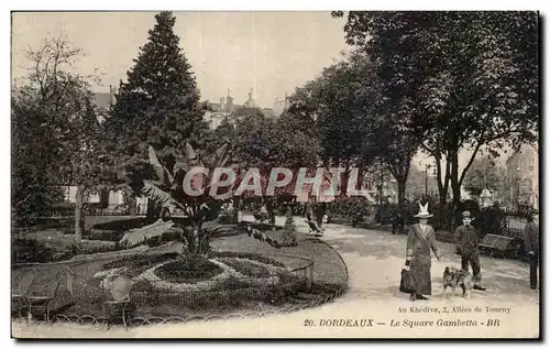 Bordeaux - Le Square Gambetta - Cartes postales