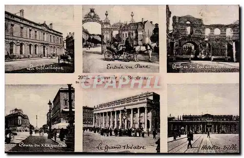 Bordeaux - Souvenir - Cartes postales