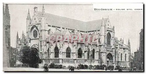 Bordeaux - Eglise Ste Croix - Ansichtskarte AK