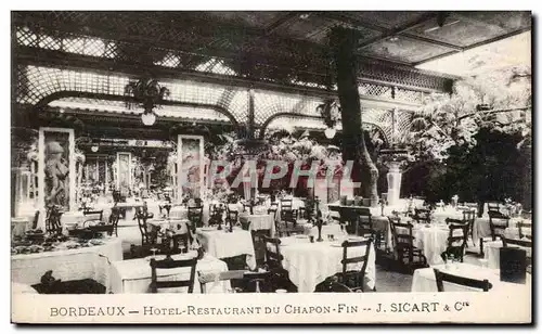 Bordeaux - Hotel Restaurant du Chapon Fin - Ansichtskarte AK