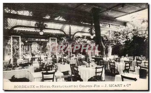 Bordeaux - Hotel Restaurant du Chapon Fin - Cartes postales