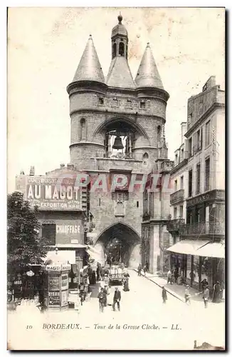 Cartes postales Bordeaux Tour de la grosse cloche