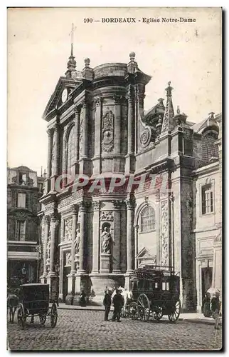 Ansichtskarte AK Bordeaux Eglise Notre Dame