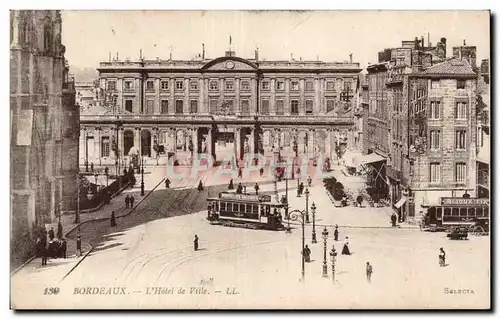 Cartes postales Bordeaux L'hotel de ville