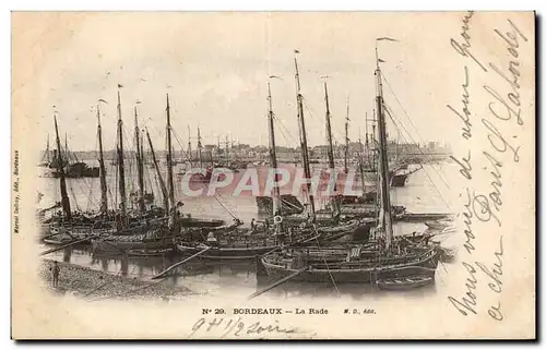 Cartes postales Bordeaux La rade Bateaux