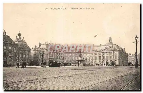 Cartes postales Bordeaux Place de la Bourse