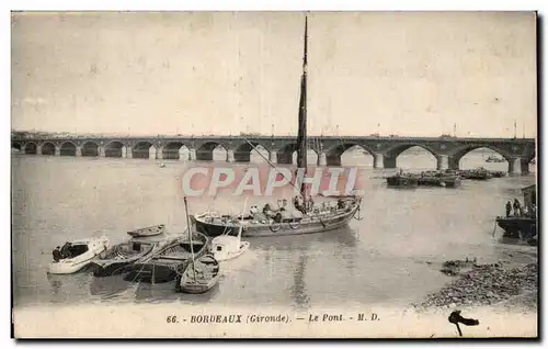 Cartes postales Bordeaux Le pont