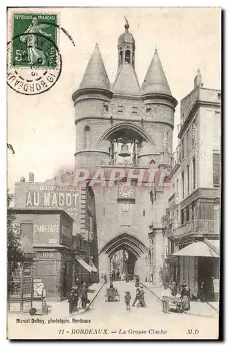 Cartes postales Bordeaux La grosse cloche