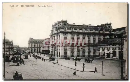 Cartes postales Bordeaux Gare du Midi