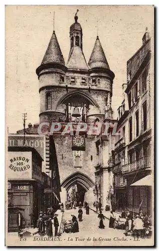 Cartes postales Bordeaux La tour de la grosse cloche