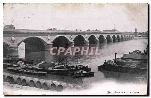 Cartes postales Bordeaux Le pont