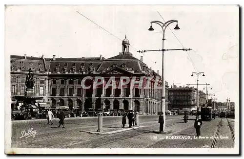 Cartes postales Bordeaux La Bourse et les quais