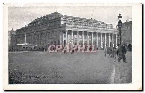 Cartes postales Bordeaux Le grand theatre