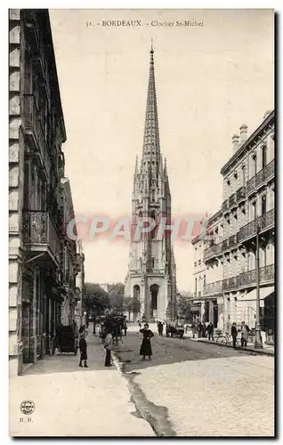 Bordeaux - Clocher St Michel - Ansichtskarte AK