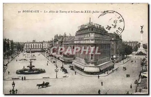 Bordeaux - Les Allees de Tourny et le Cours XXX Juillet - Cartes postales