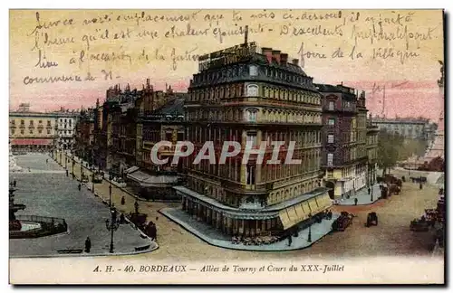 Bordeaux - Allees de Tourny et Cours XXX Juillet - Cartes postales