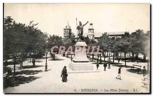 Bordeaux - Les Allees Damour - Ansichtskarte AK