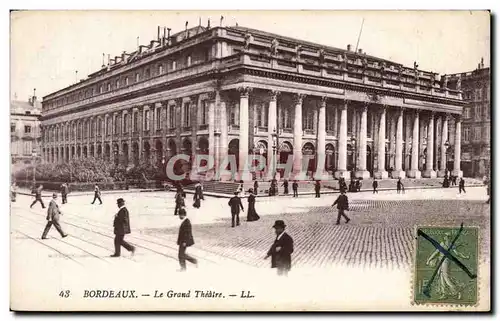 Bordeaux - Le Grand Theatre - Cartes postales