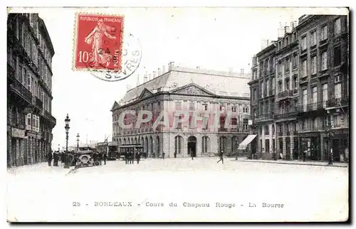 Bordeaux - Cours du Chapeau Rouge - Ansichtskarte AK