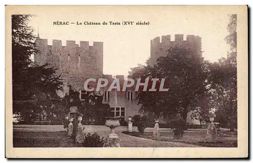 Nerac - Le Chateau du Tasta - Cartes postales