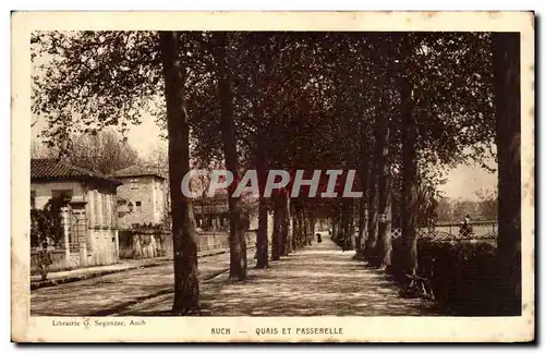 Auch - Quais et Passerelle - Cartes postales