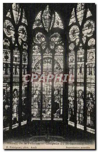 Auch - Vitrail de la Passion - Chapelle de St Sacrement - Cartes postales