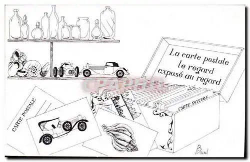 Humour - La Carte Postale le Regarde - Illustration - Cartes postales