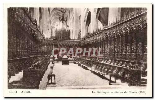 Auch - La Baslique - Stalles du Choeur - Cartes postales