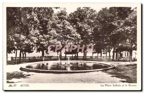 Auch - La Place Salinis - Le Bassin - Ansichtskarte AK