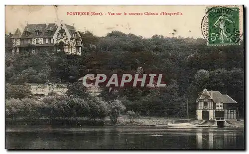 Portejoie - Vue sur le nouveau Chateau Cartes postales