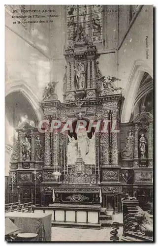 Pont de l'Arche - L'Eglise - Interieur - Cartes postales