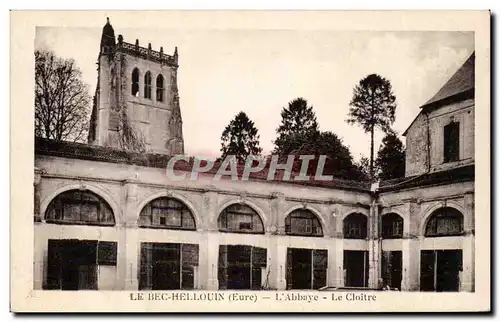 Le Bec Hellouin - L&#39Abbaye - Le Cloitre - Cartes postales