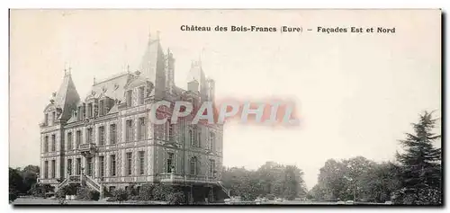 Chateau des Bois Francs - Facades Est et Nord - Ansichtskarte AK