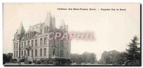 Chateau des Bois Francs - Facades Est et Nord - Cartes postales